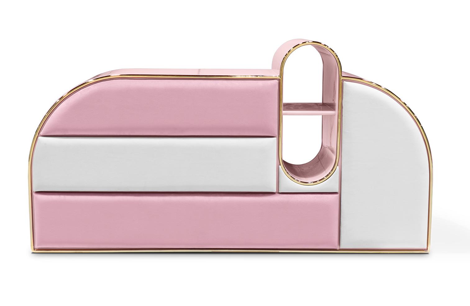 Candy Triple Pink Chest of Drawers