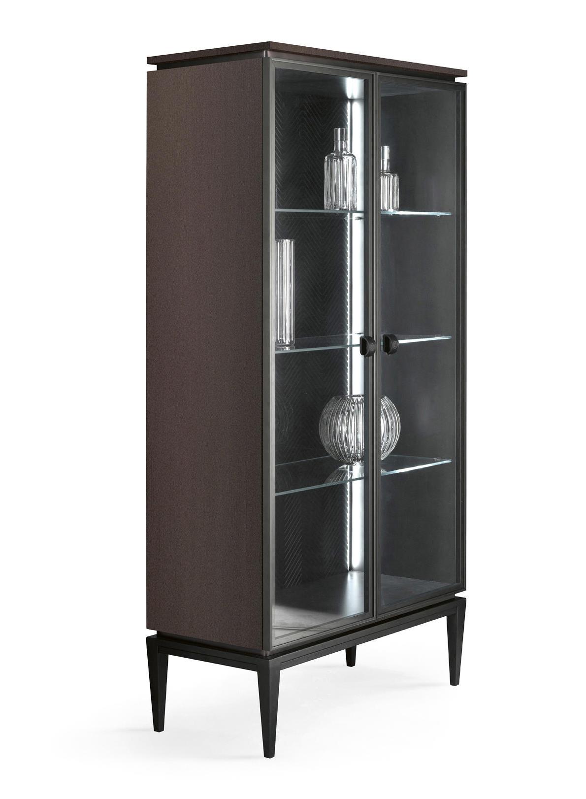 Elegant Glass Showcase Cabinet