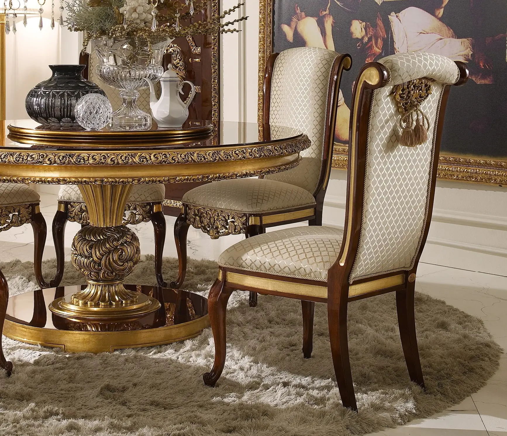 Beige Italian Chair