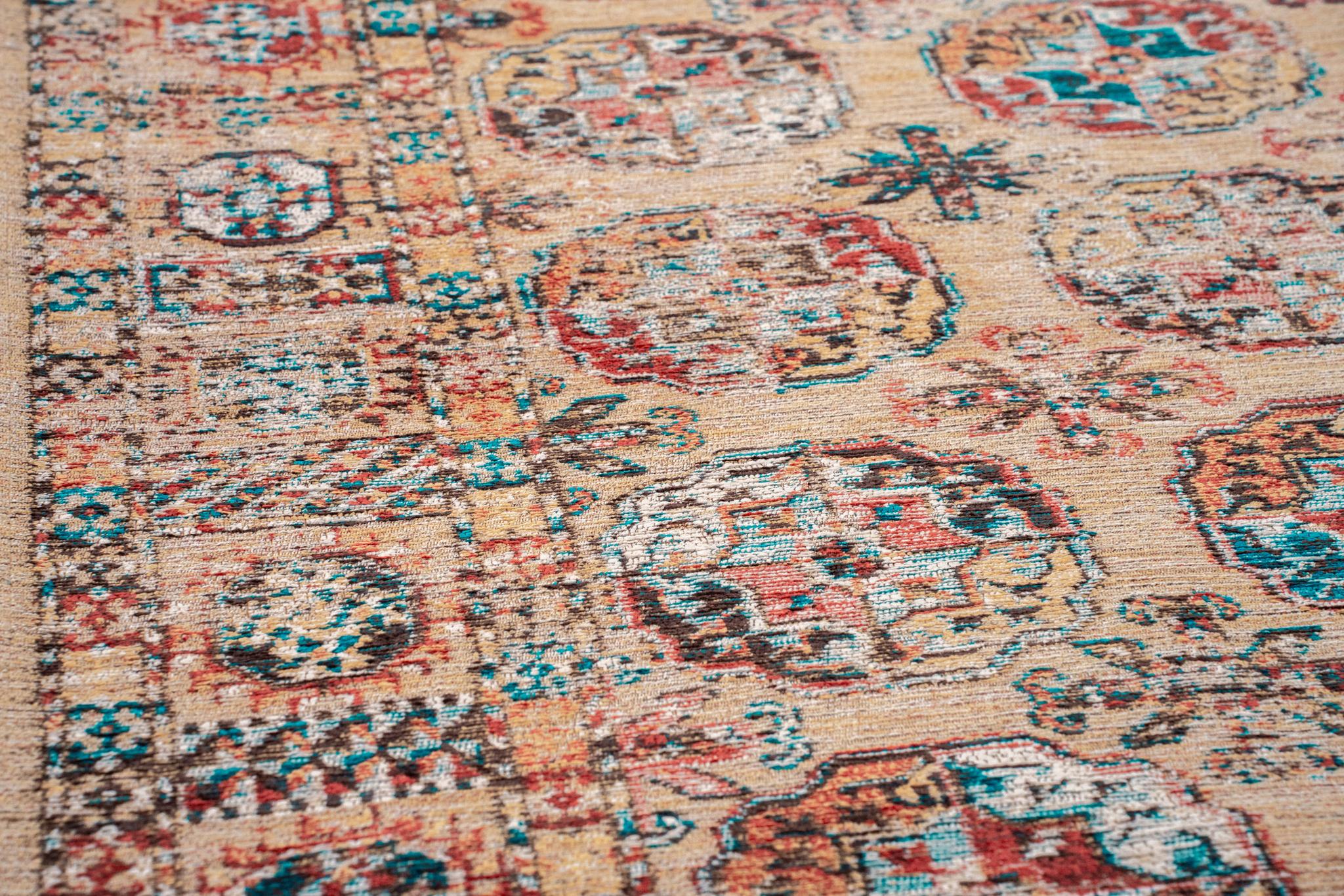 Traditional Beige & Rust Flatweave Rug | Size: 240 x 340 cm