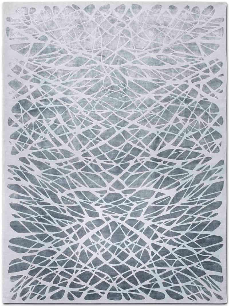 Dresden Silver Luxury Hand-Woven Rug