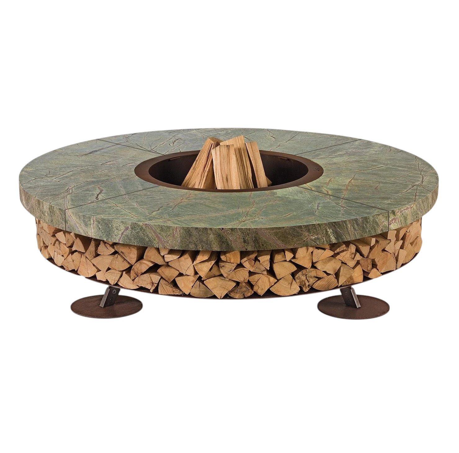 Marble Green Outdoor Fire Pit