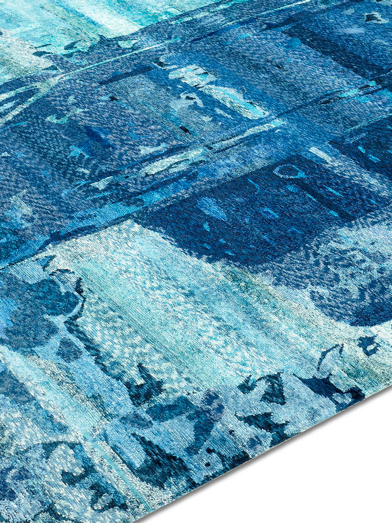 Ice Hand-Knotted Wool / Silk Rug