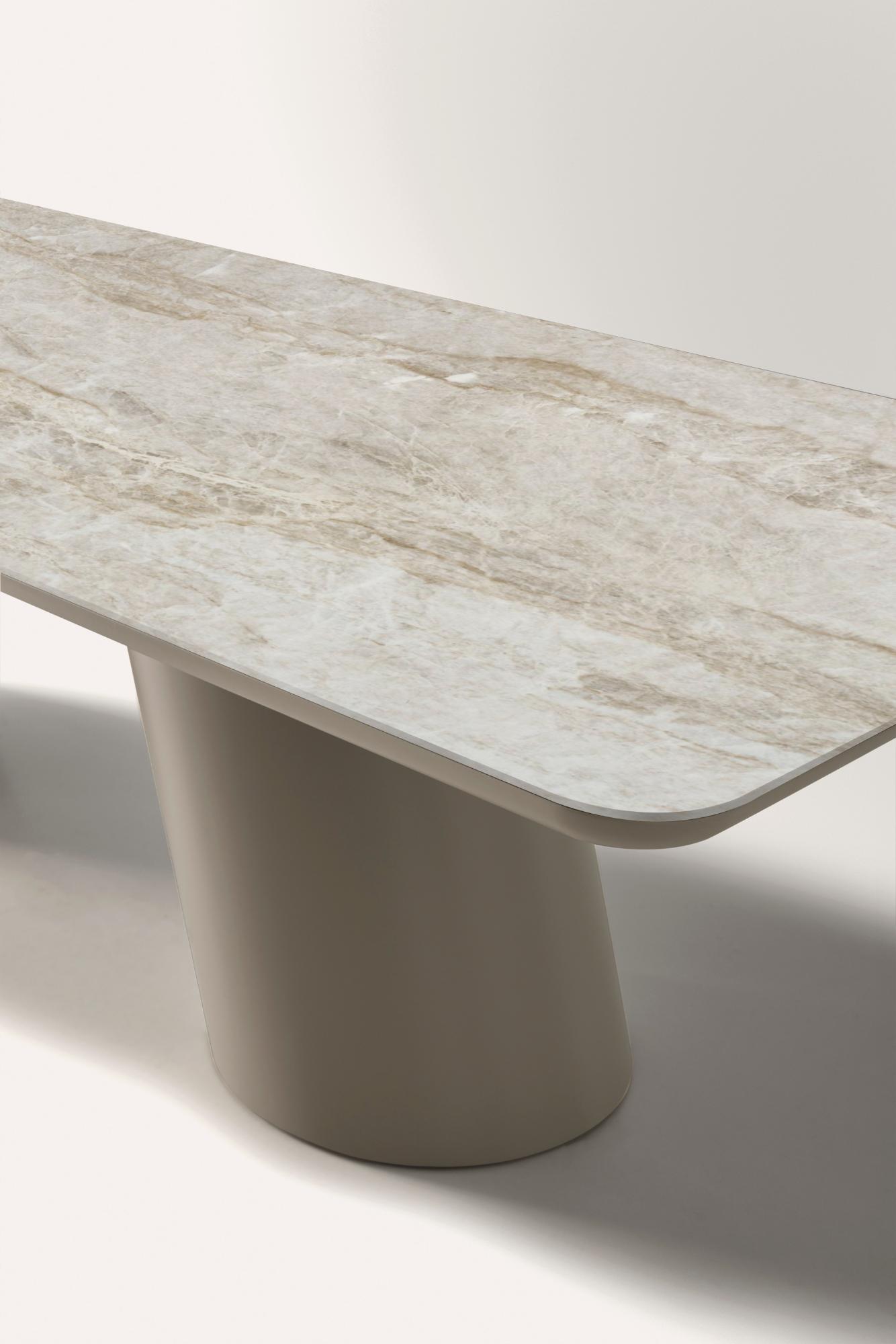 Altea Beige Ceramic Dining Table