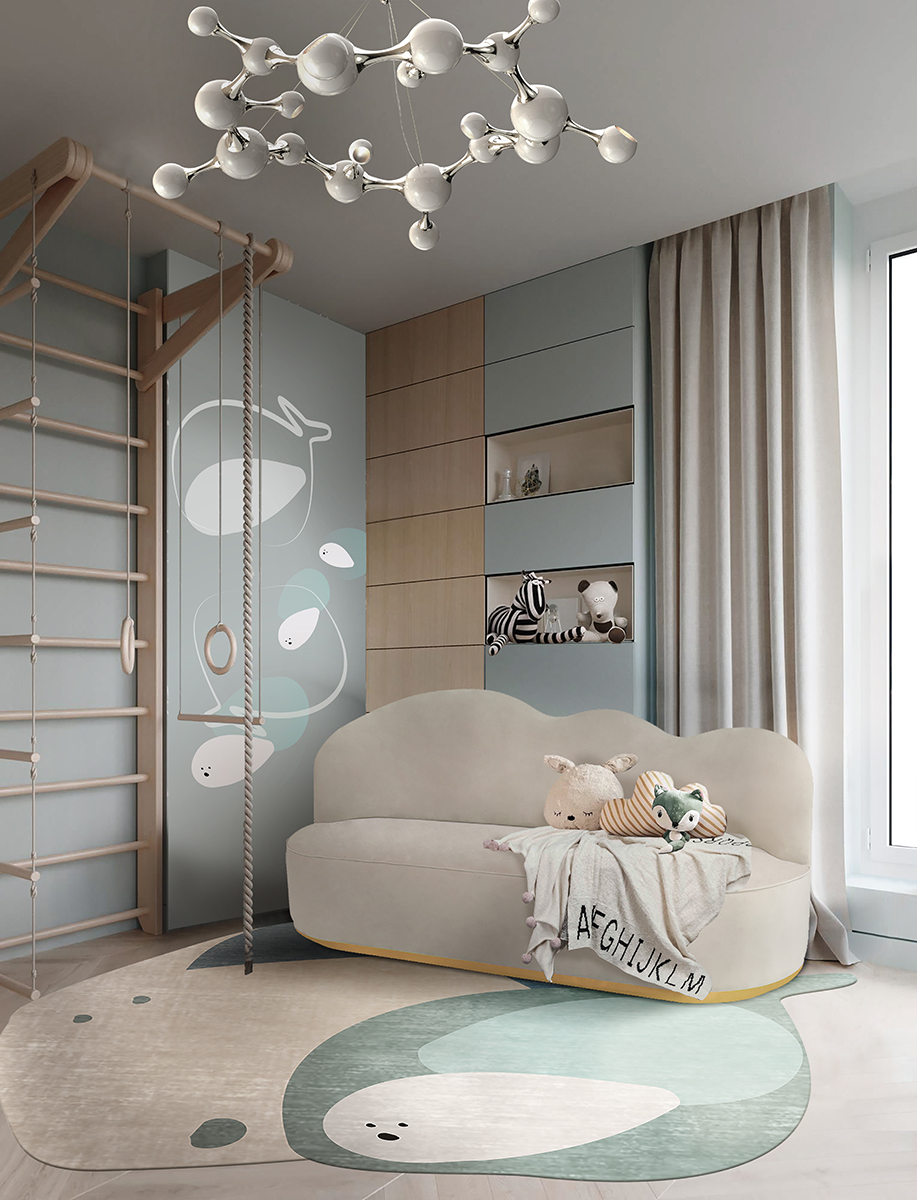 Atomic Circle Round Ceiling Suspension Lamp - 3
