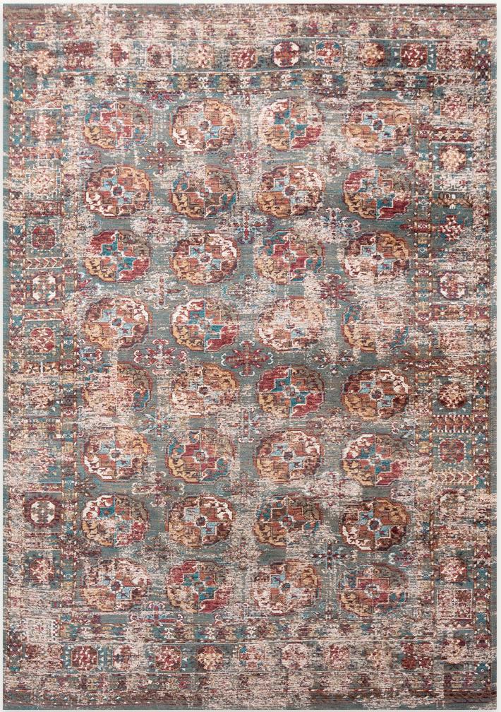 Vintage Geometric Red Area Rug | Size: 200 x 280 cm