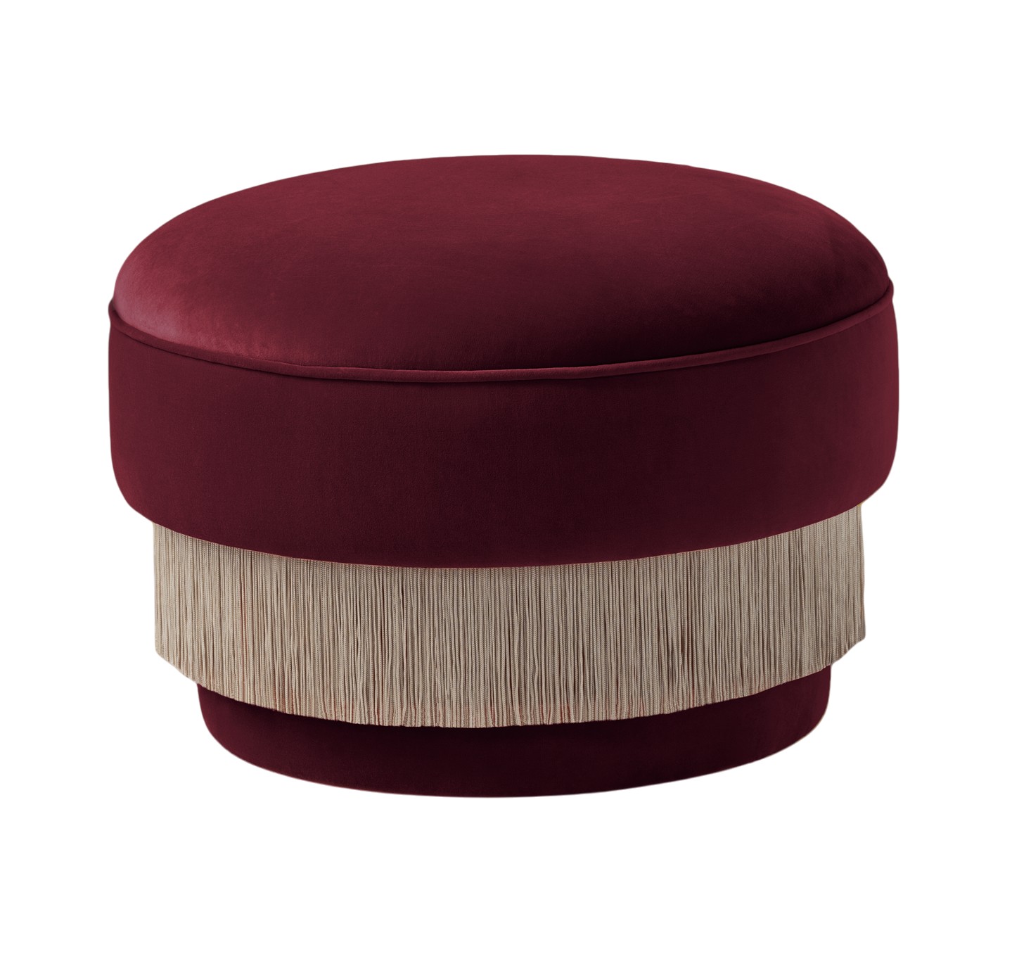 La Folie Round Pouf