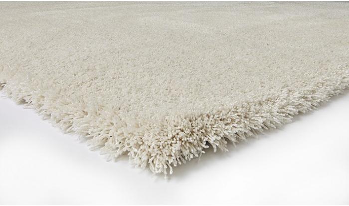 Plain Machine Washable Creme Rug