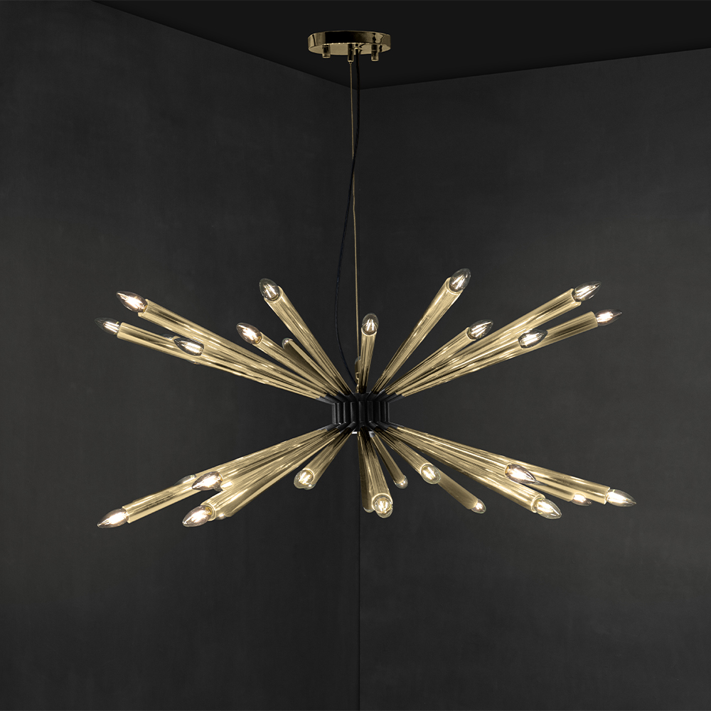 Opulent Glow Suspension Lamp