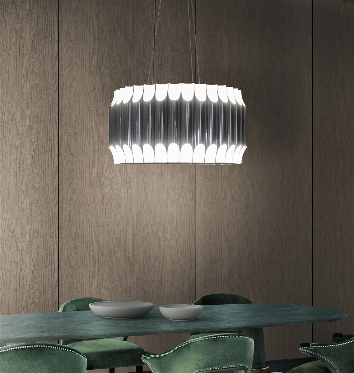Bold Sphere Round Suspension Lamp - 2