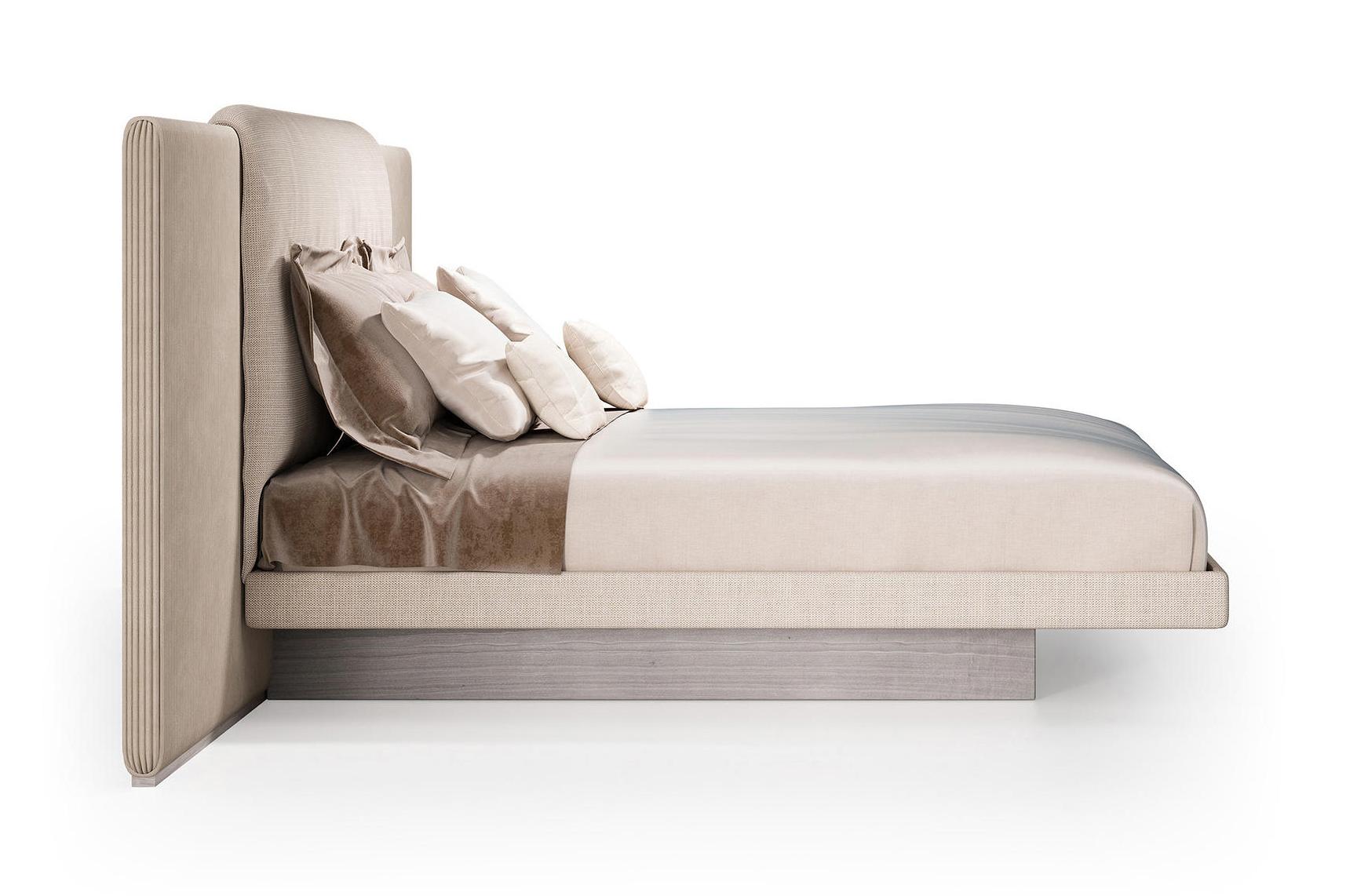 Refined Bed with Headboard