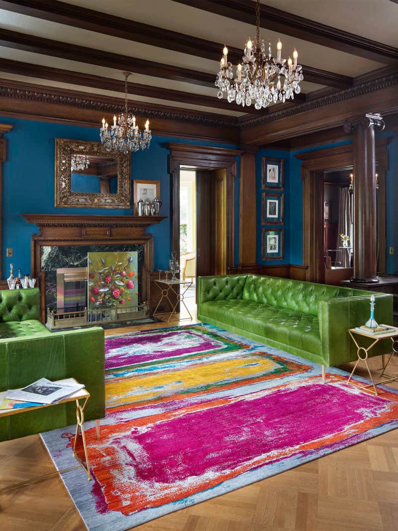 Love Joy Luxury Silk / Wool Rug | Size: 122 x 183 cm