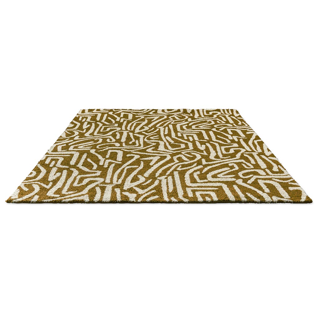 Harmony Ochre/Gold Outdoor Rug | Size: 200 x 280 cm