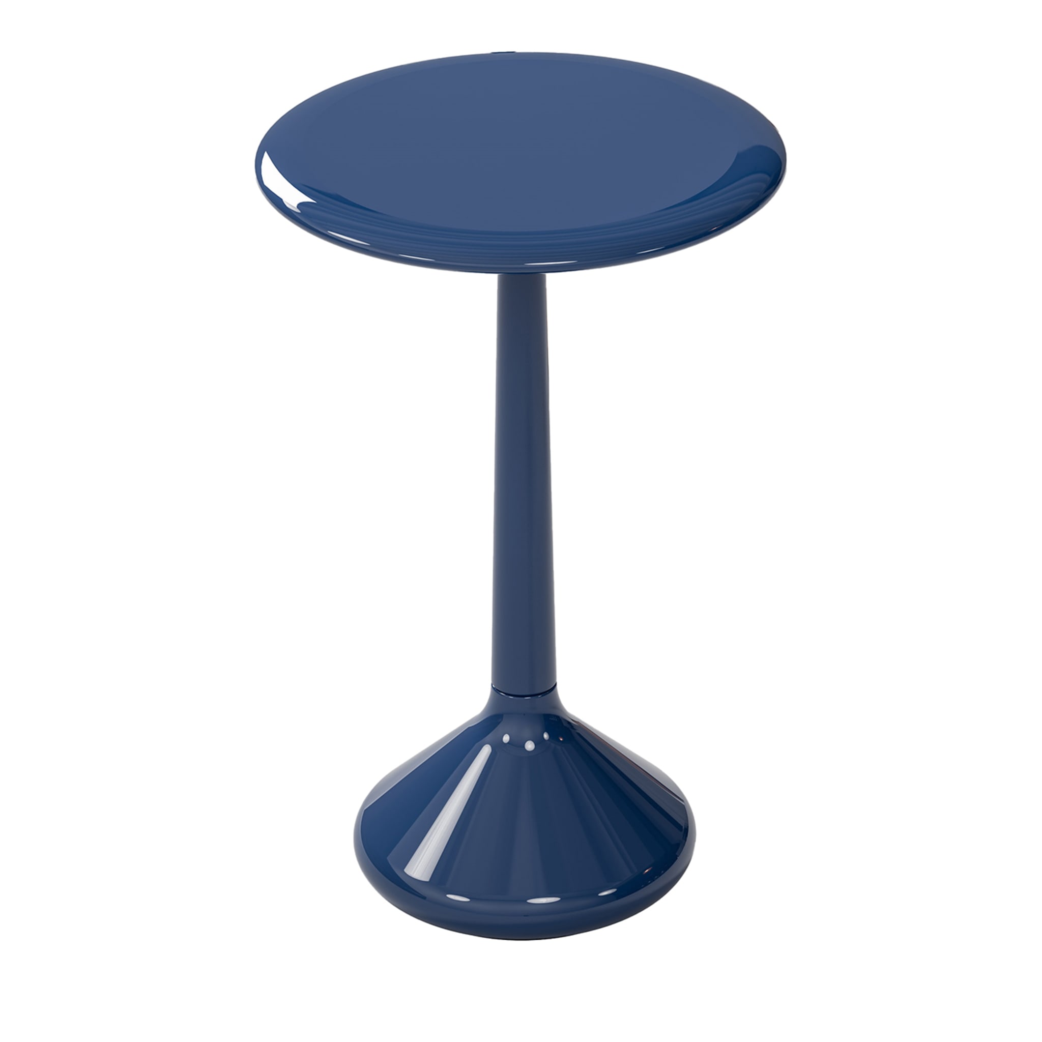 Eda Blue Modernist Side Table