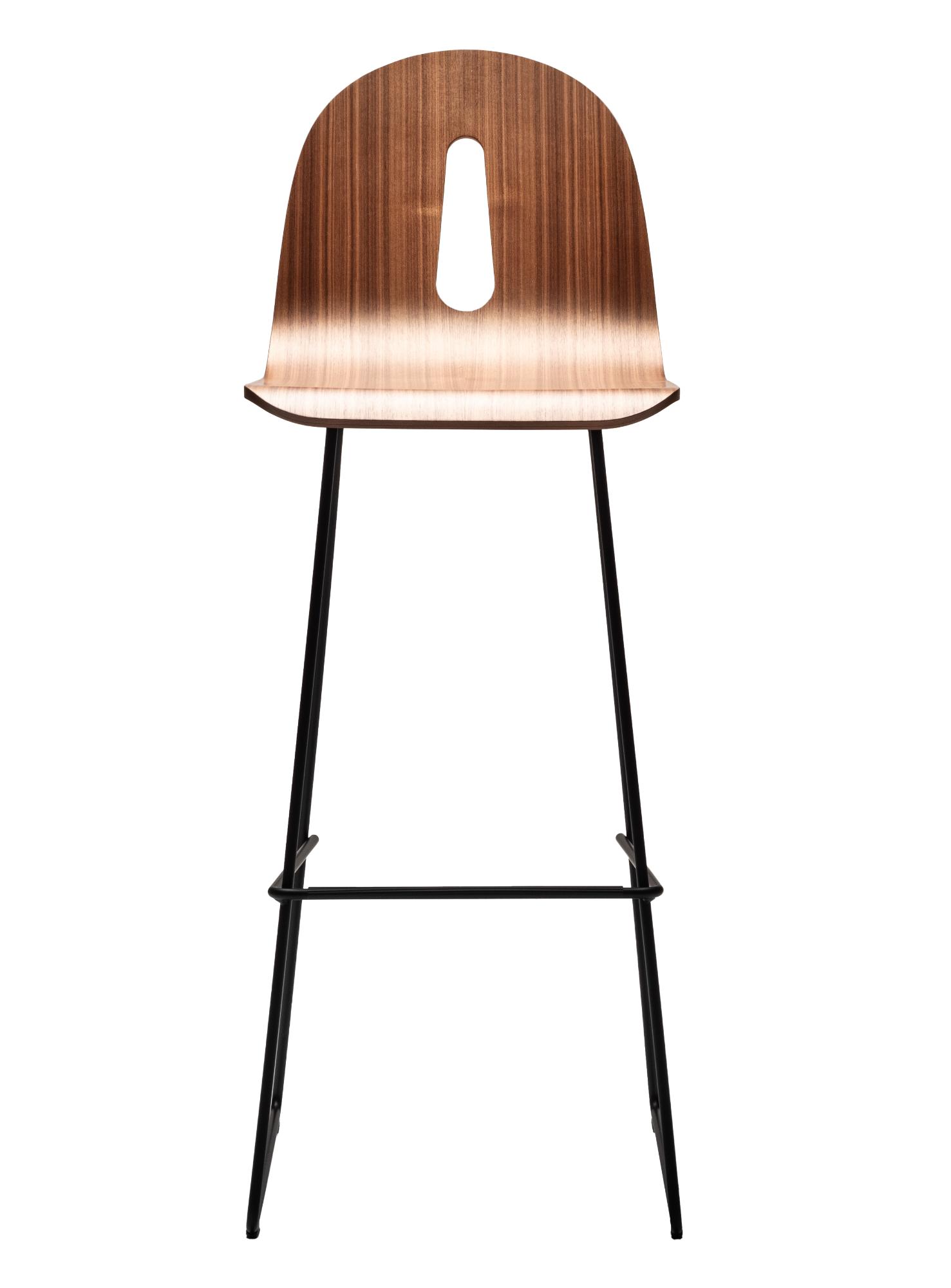 Gotham Woody Walnut Bar Stool