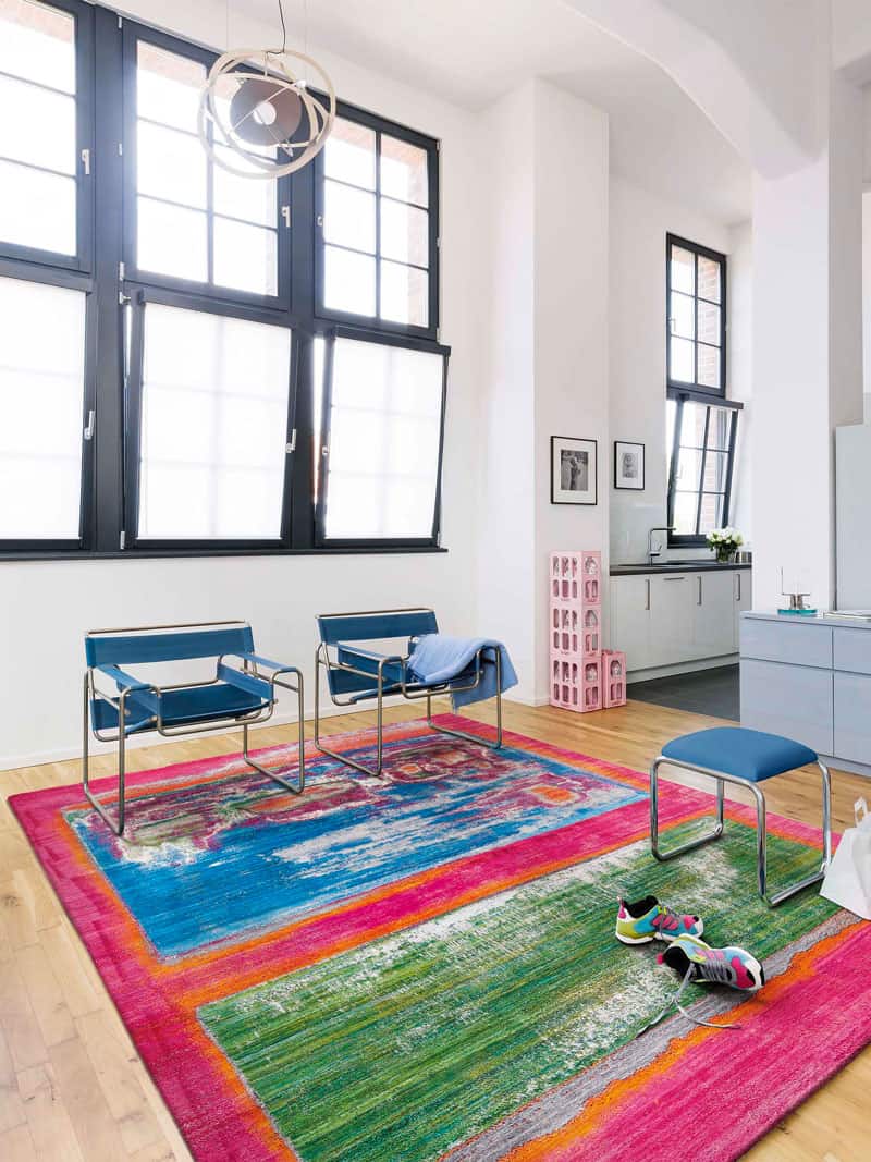 Portland Poetry Luxury Silk / Wool Rug