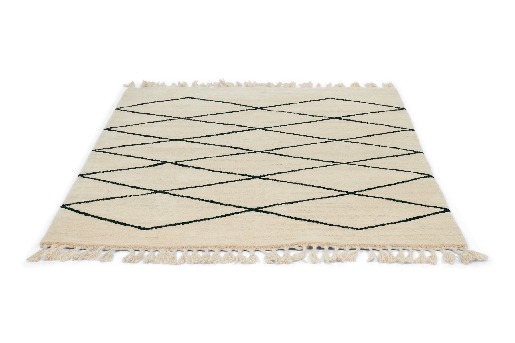 Hand-Knotted Wool Rug