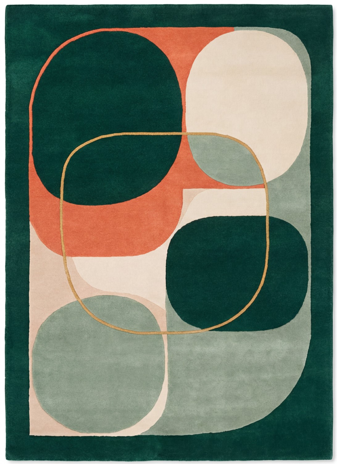 Modern Orbits Artisan Rug