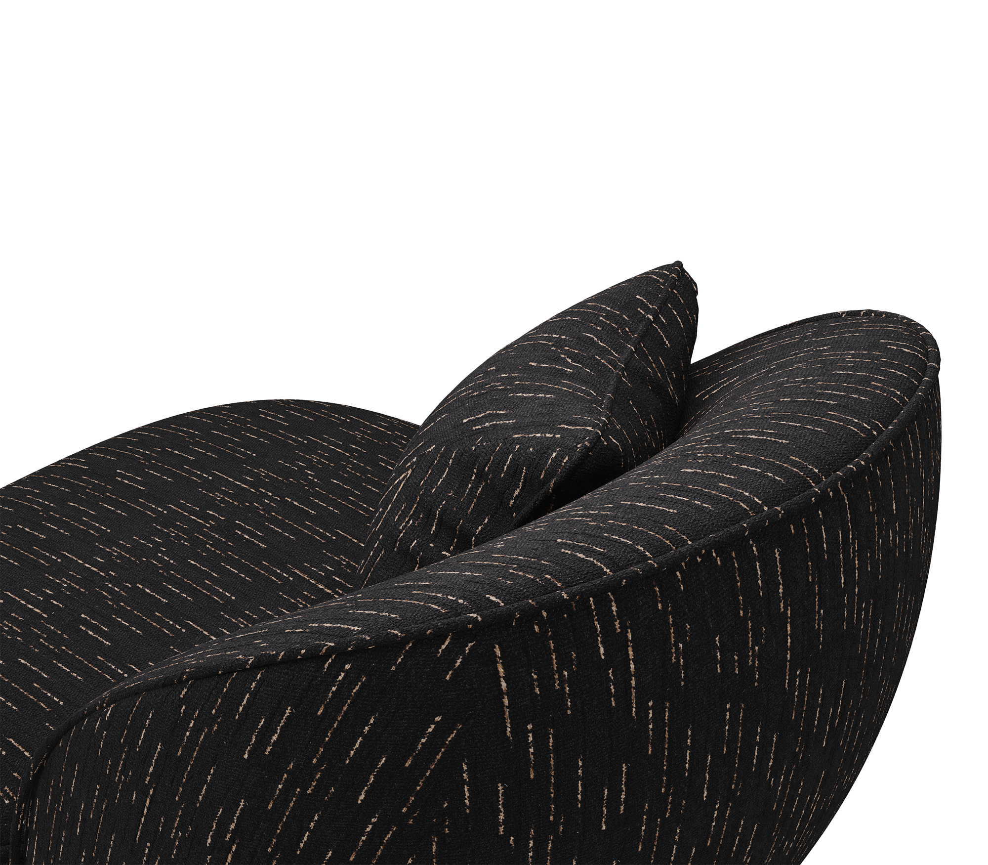 Angora II Black Designer Armchair
