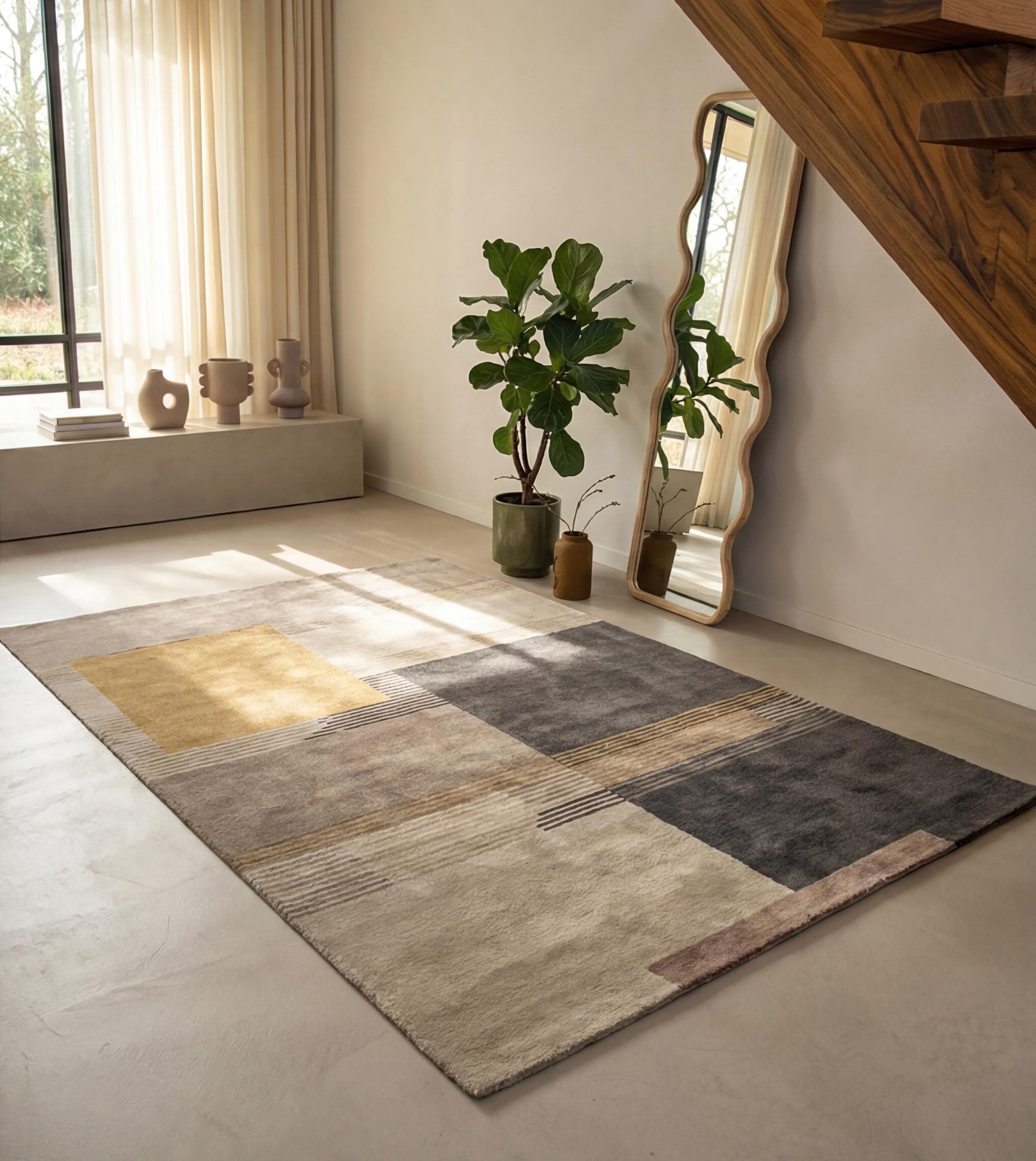 Quiet Blocks Signature Rug
