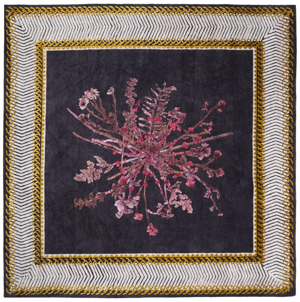Savage Flowers Designer Rug