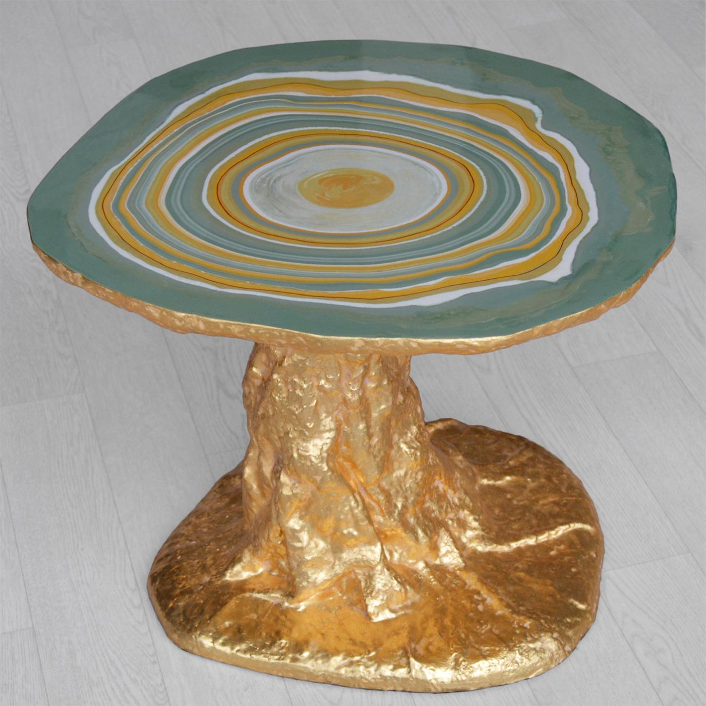 Charles Green / Gold Coffee Table