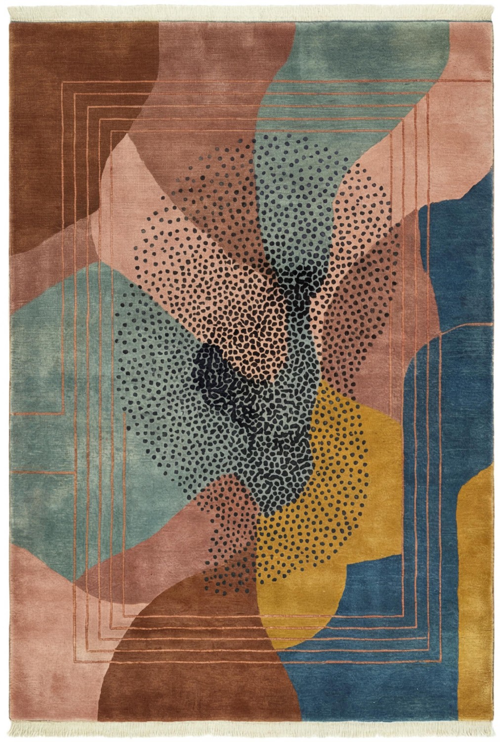 Organic Layers Handcrafted Rug