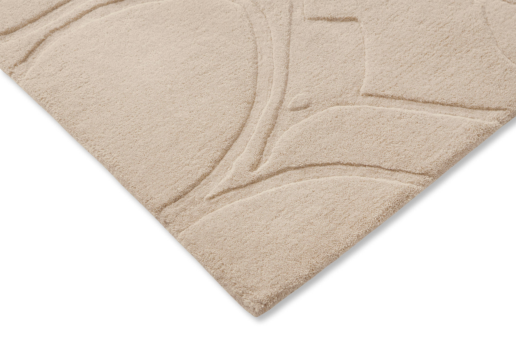 Cream Designer Rug | Size: 250 x 350 cm