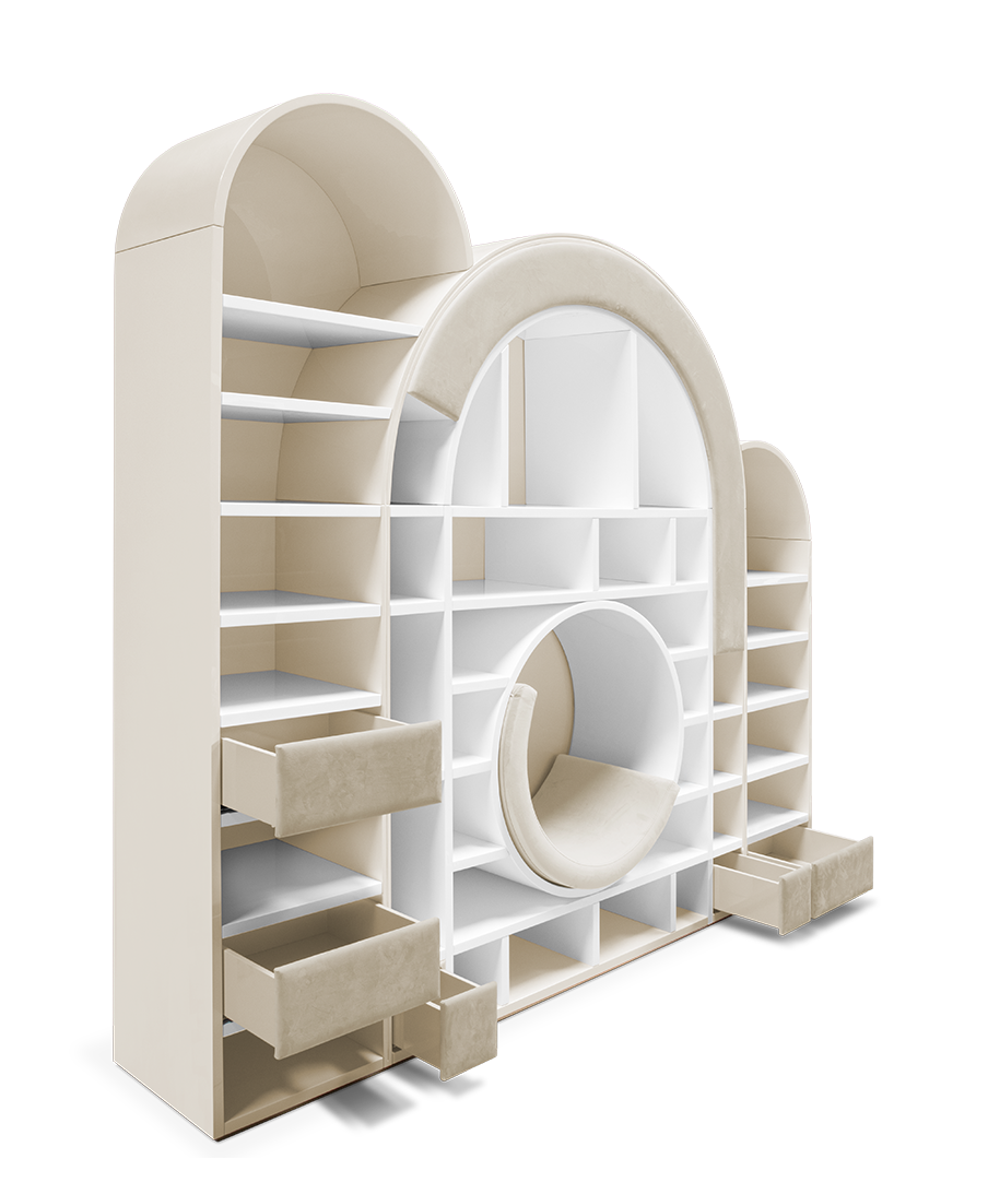 Bubble Gum Beige Bookcase