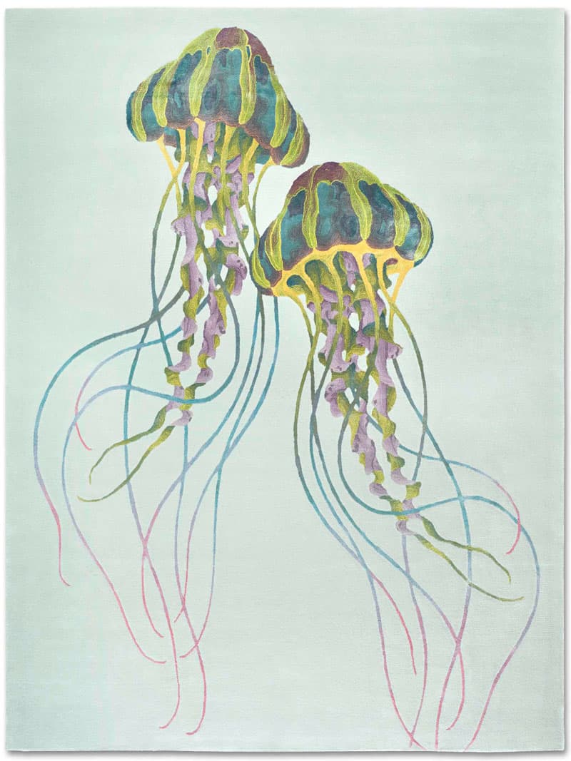 Jellyfish Handmade Luxury Rug