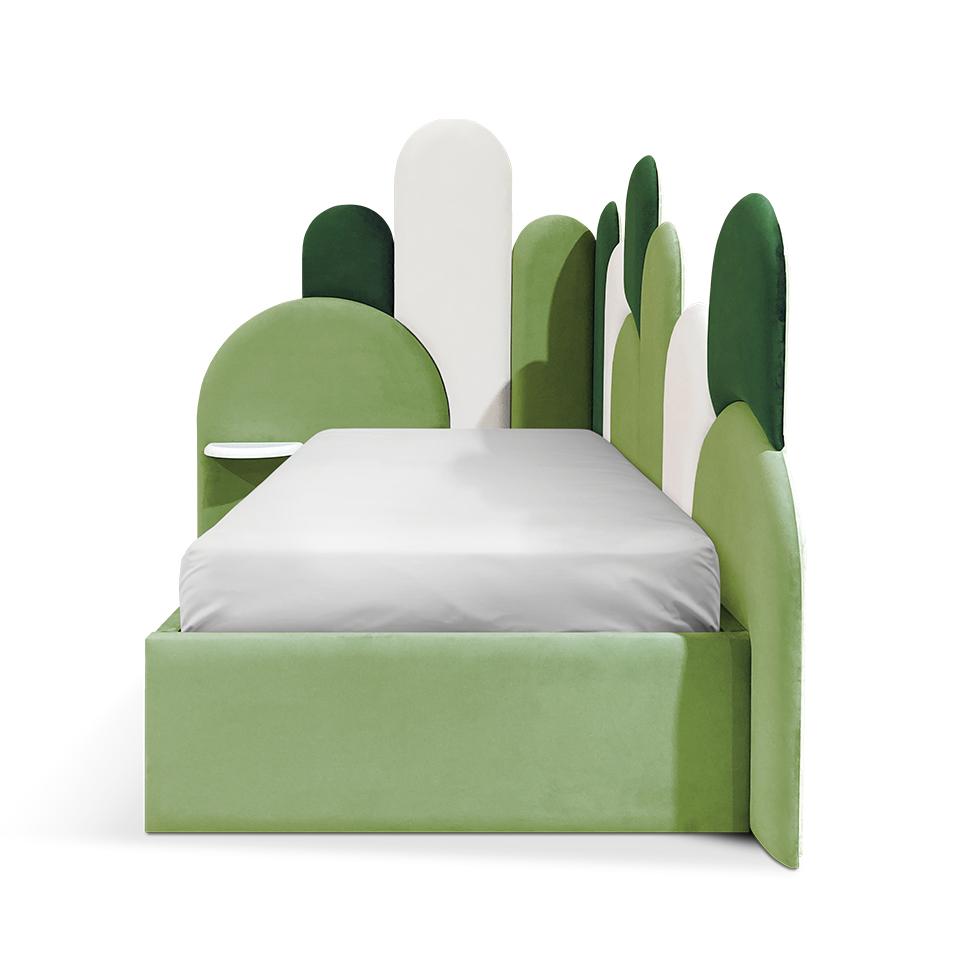 Cozy Haven Corner Soft Bed | Configuration: 1 Drawer | Mattress Size: 90 x 190 cm