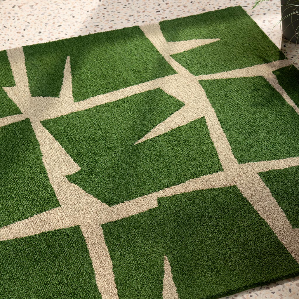 Desert Green Outdoor Rug | Size: 200 x 280 cm