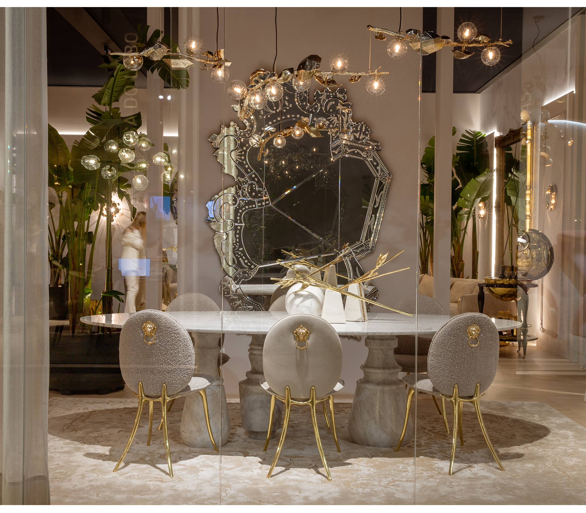 Venetian Opulence Reflective Mirror