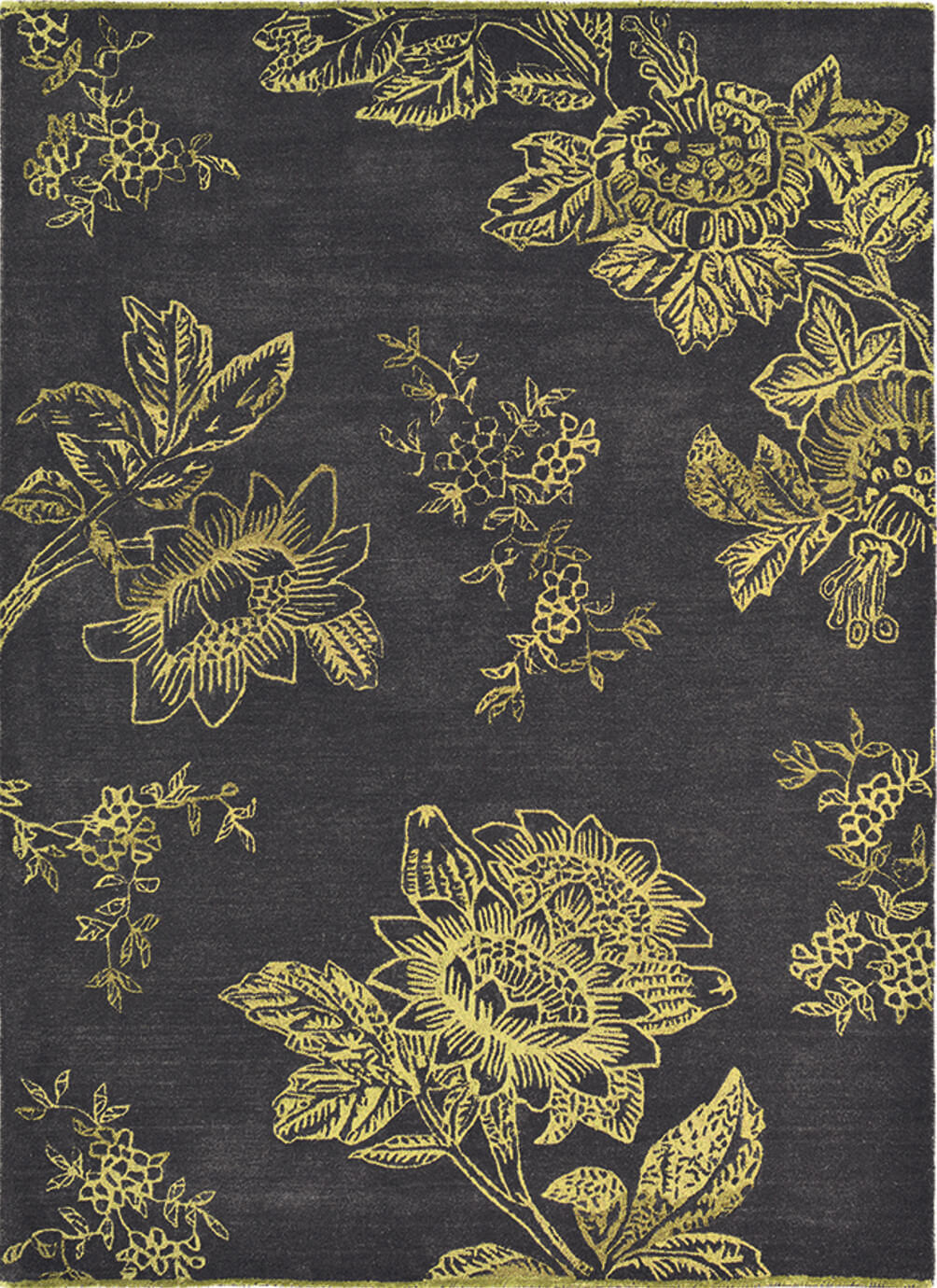 Valley Charcoal Hand Woven Rug | Size: 200 x 280 cm