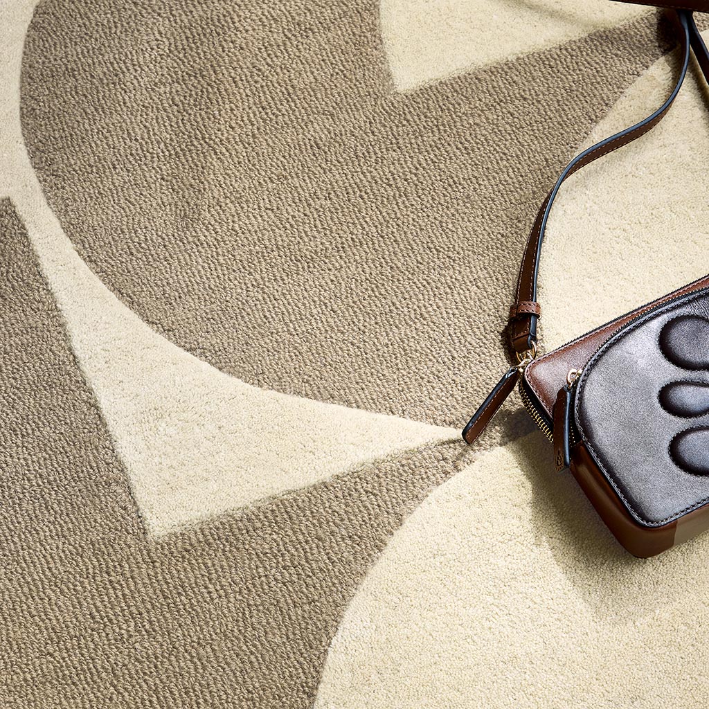 Flower Mushroom / Ecru Rug | Size: 70 × 300 cm