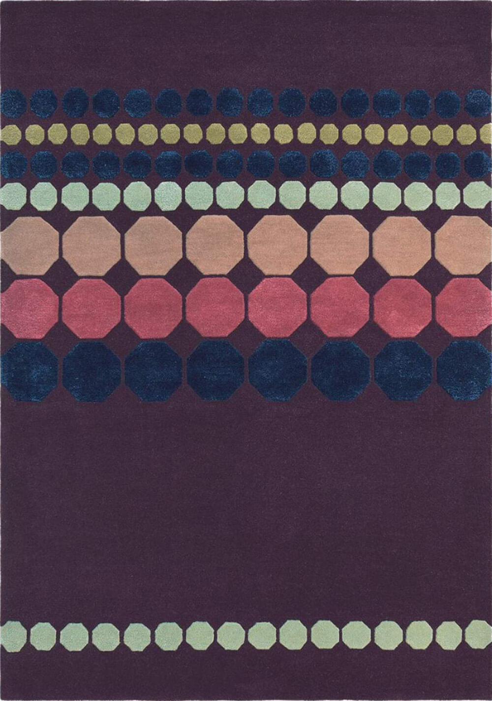 Barren Puprle 57202 Rug | Size: 170 x 240 cm