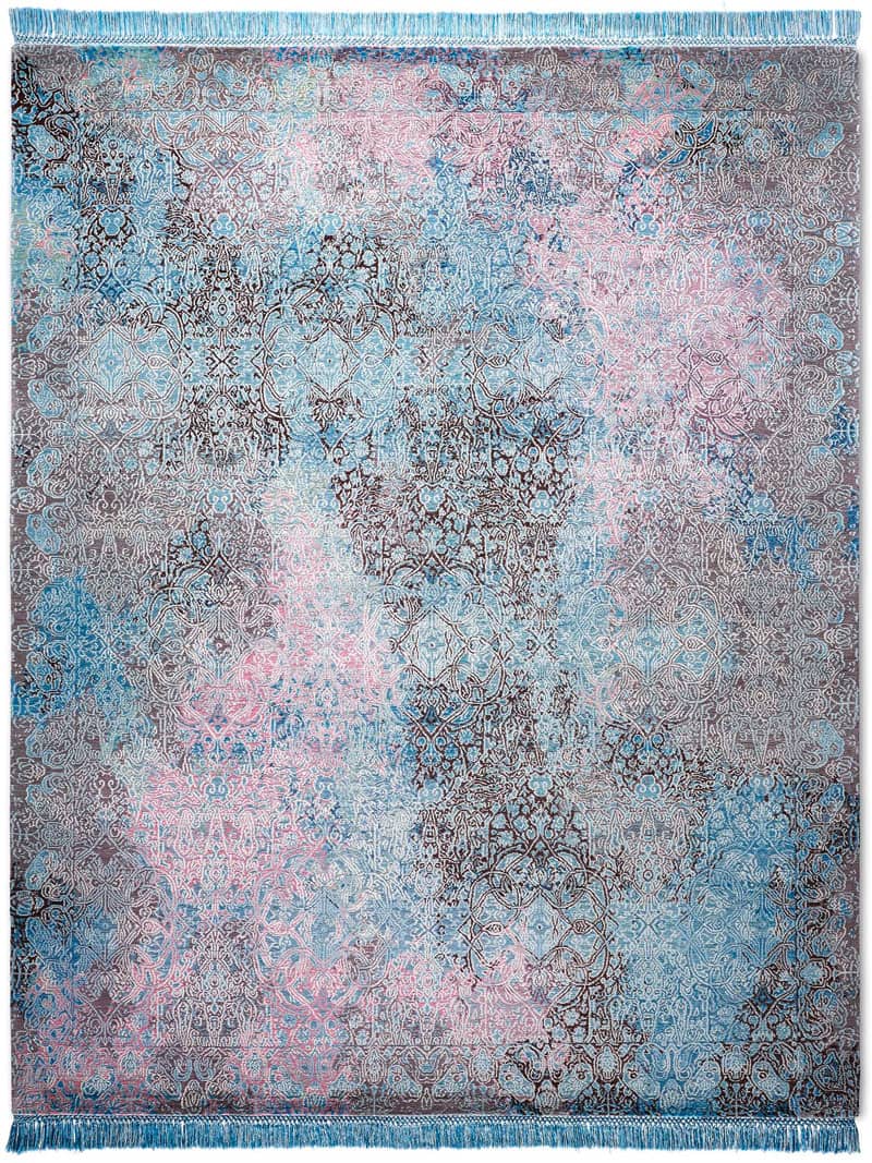 Ferahan Splash Hand-Woven Exquisite Rug