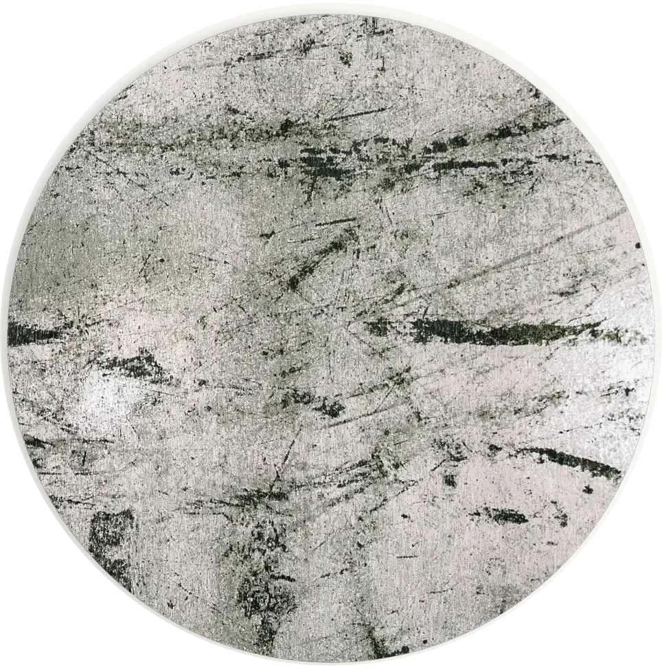 Earthy Green Abstract Round Rug | Size: Ø 140 cm