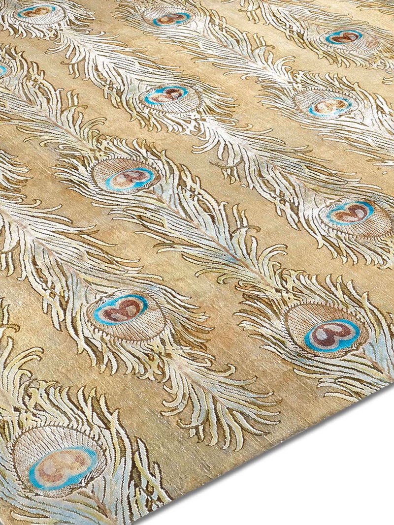 Feathers Lane Luxury Silk / Wool Rug