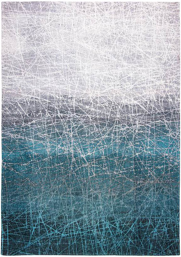 Gradient Turquoise Jacquard Rug | Size: 230 x 330 cm