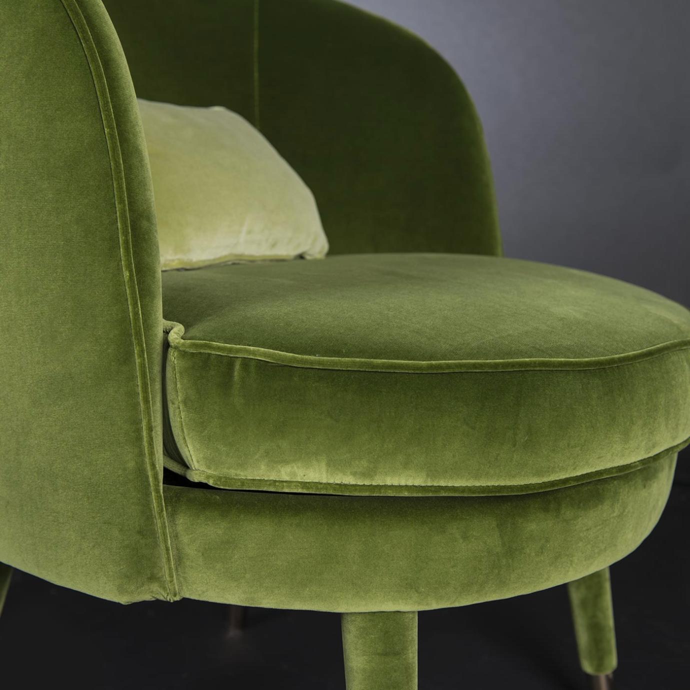 Vivien Olive Upholstered Armchair