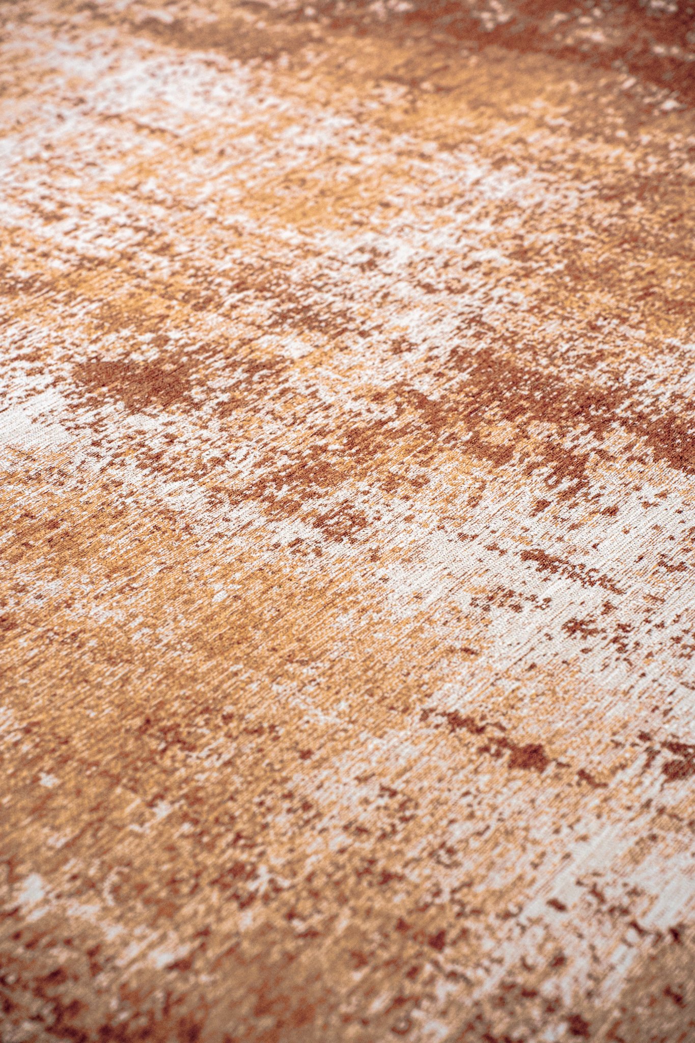 Terracotta Textured Round Rug | Size: Ø 140 cm