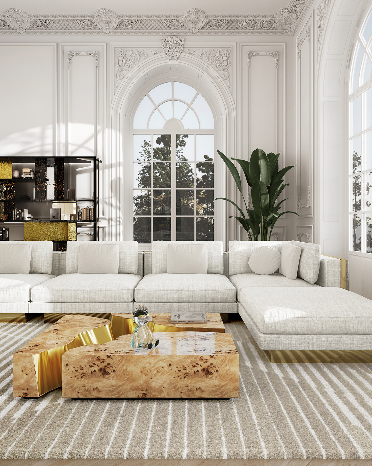 Poplar Designer Coffee Table