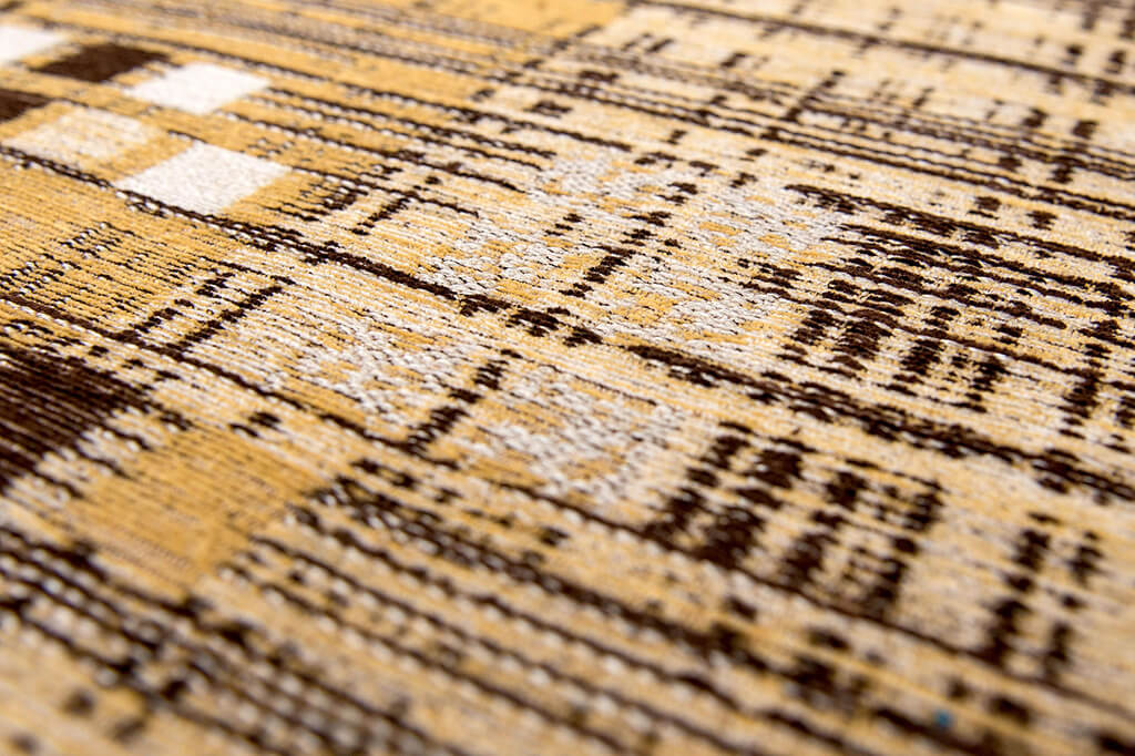 Office Gold Rug by Louis de Poortere | Size: 230 x 230 cm