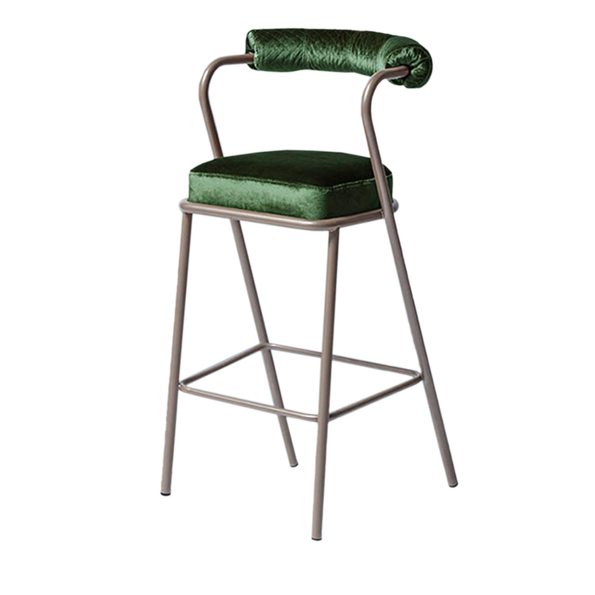 Baba Gright Green Artisan Stool