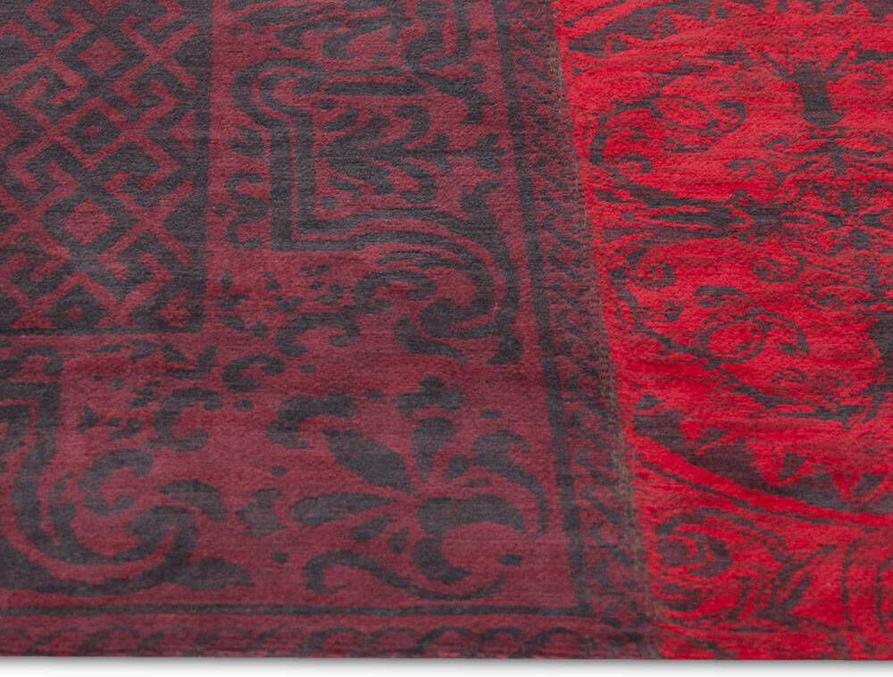 Patchwork Rug Multi Red | Size: 170 x 240 cm