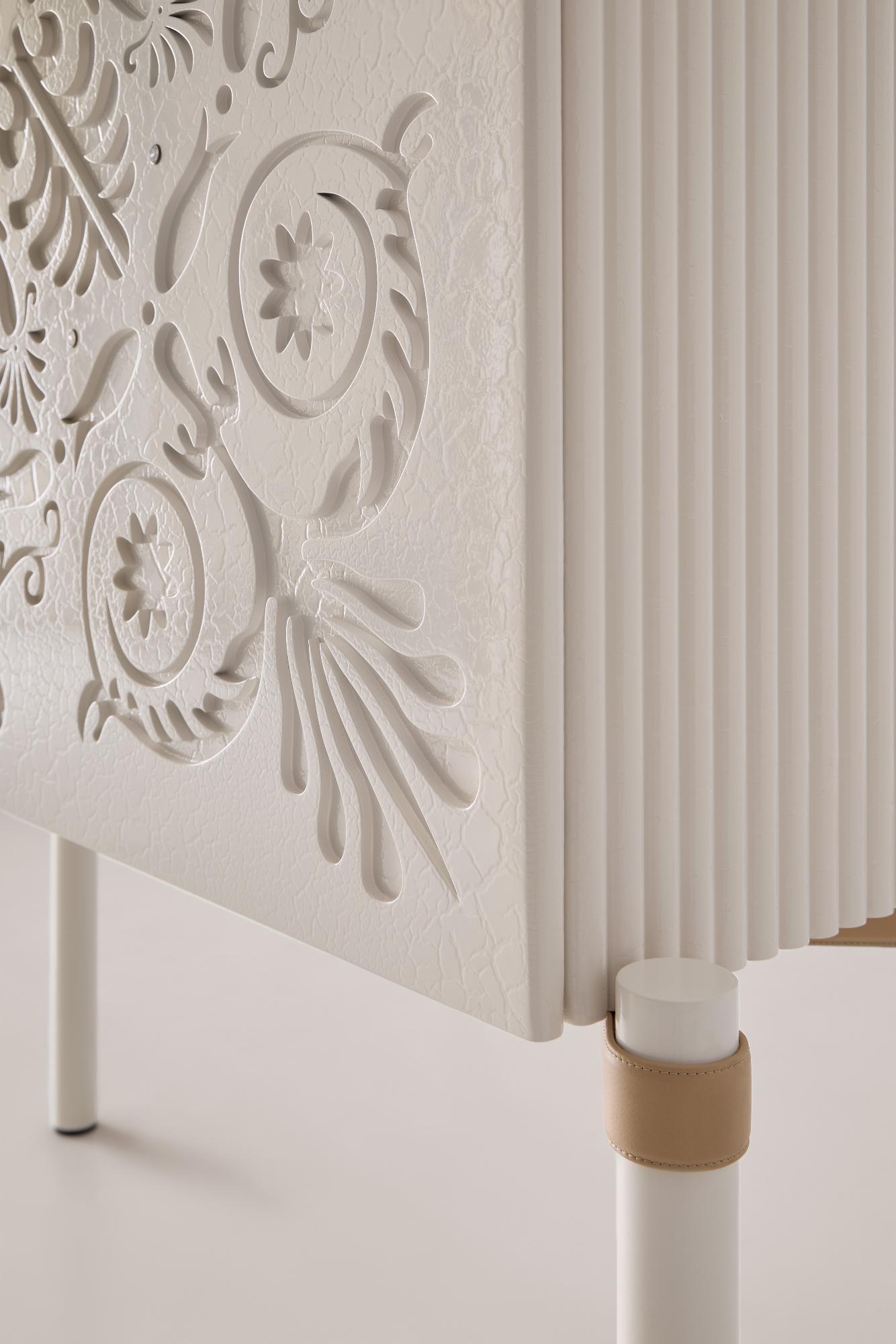 Alexandra White Bar Cabinet