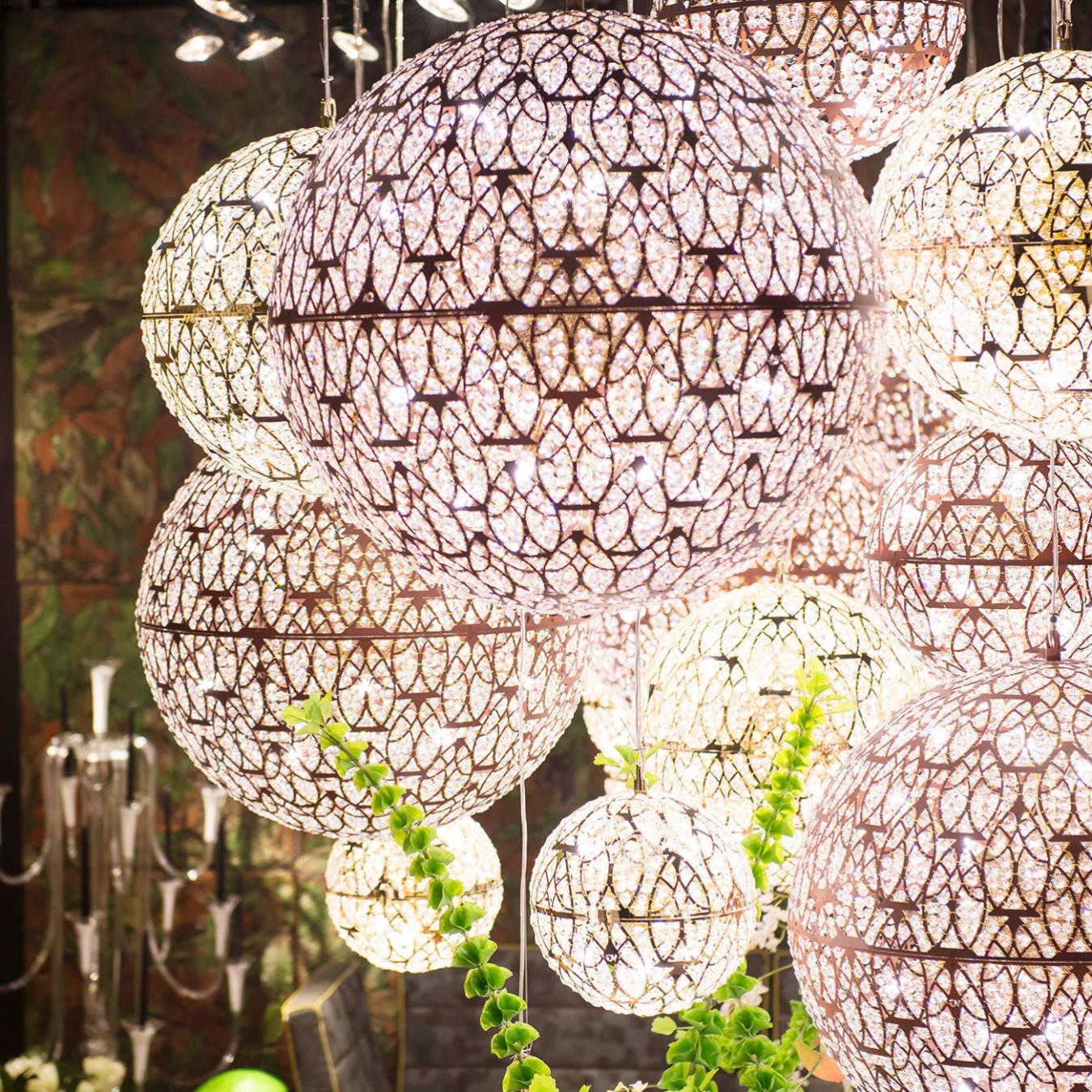 Arabesque Earth Handcrafted Pendant Light