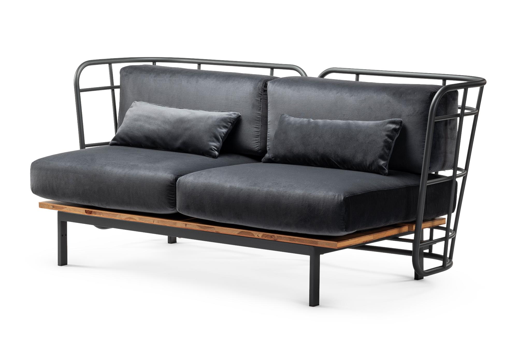 Jujube Black Outdoor Sofa
