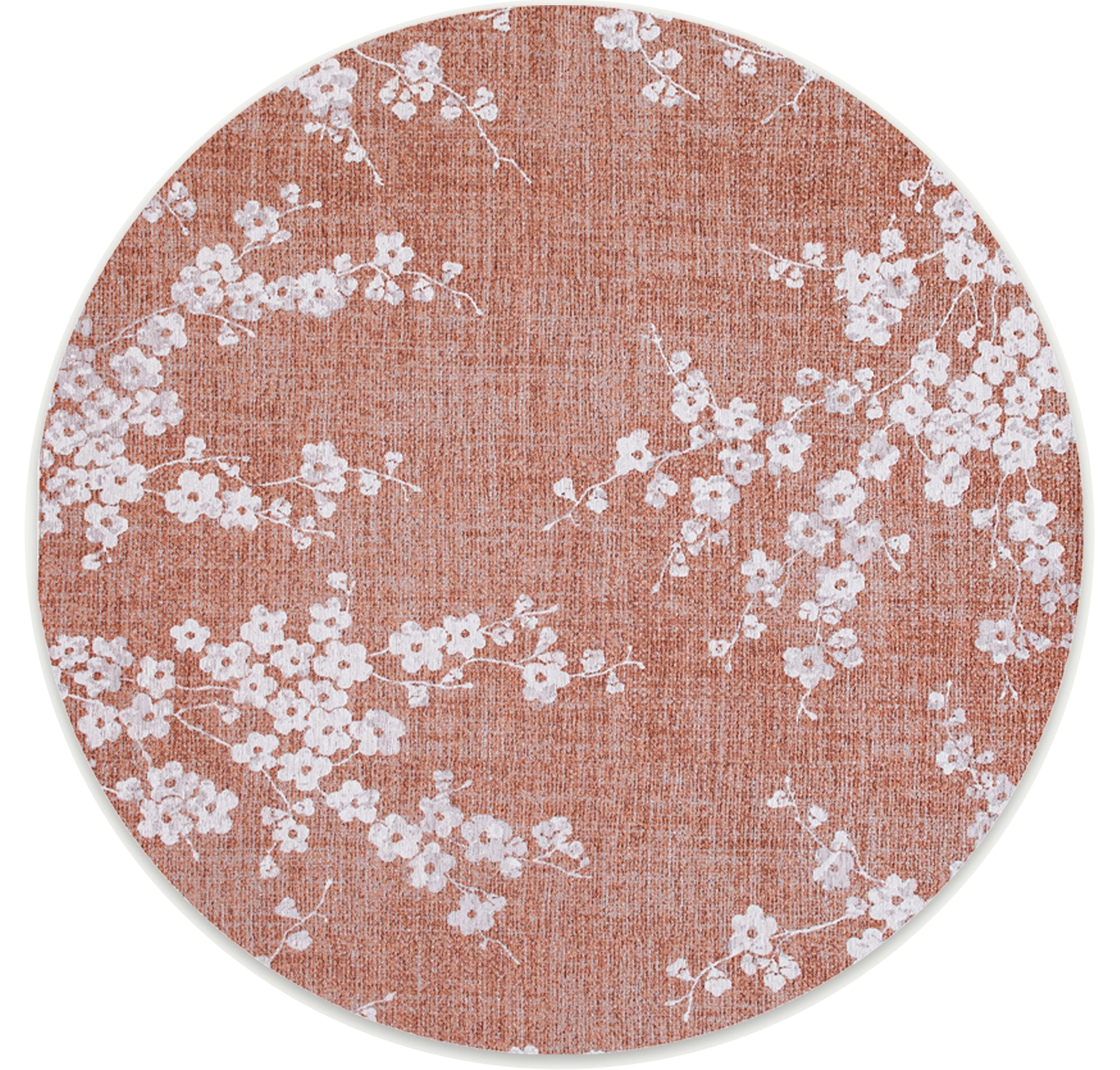 Copper Pink Round Rug | Size: Ø 240 cm